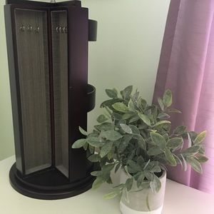 Spinning Jewelry holder (dark wood)